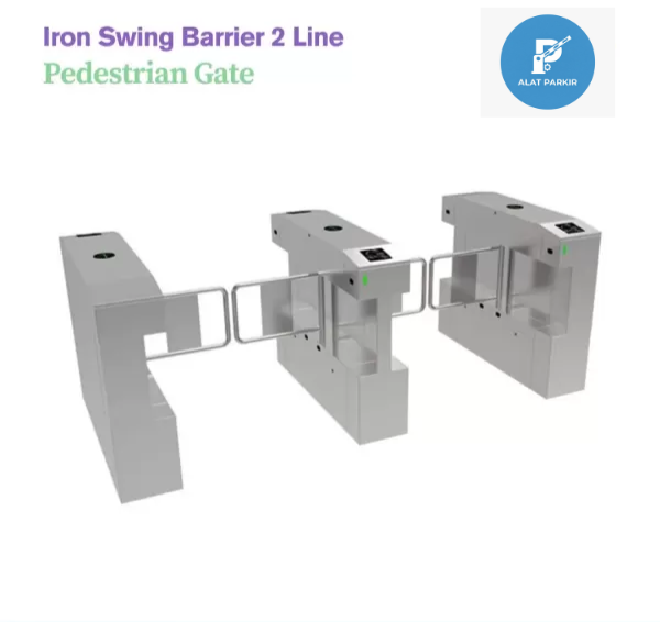 Swing Gate Besi 2 Line
