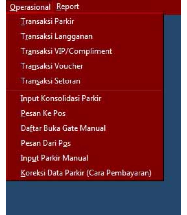 Software Parkir Linux Support Emoney