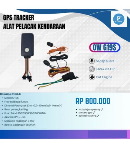 GPS Tracker Oneway G19S Pelacak Mobil