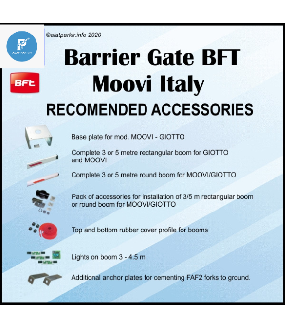 Barrier Gate BFT Moovi Italy