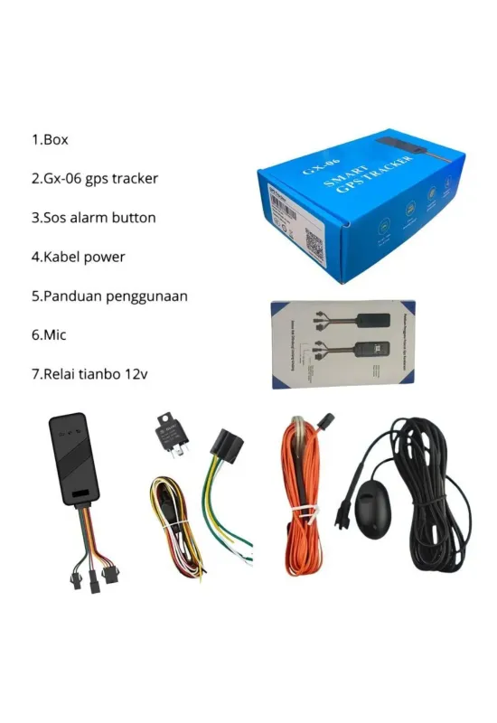 GPS Tracker GX06 Pelacak Motor Mobil