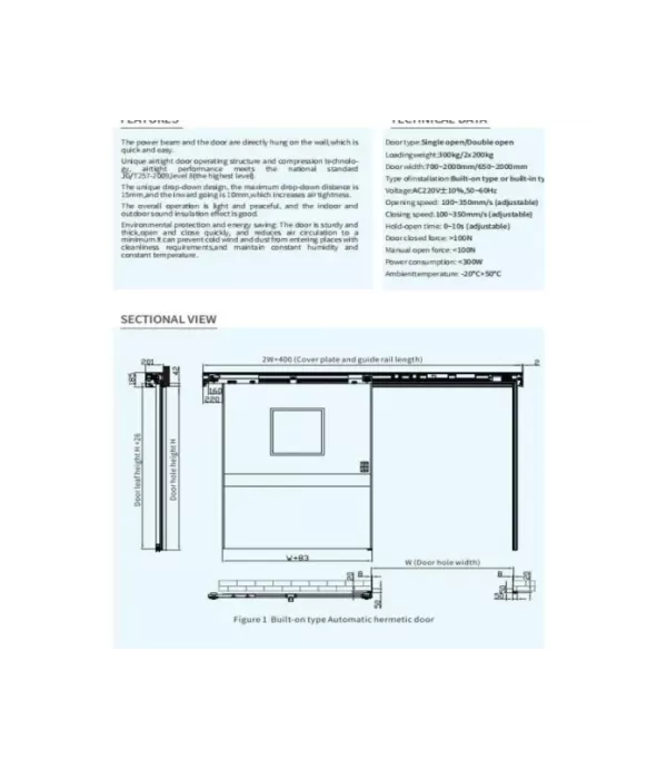 Pintu Automatic Hermetic DSM 300