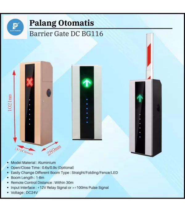 Mesin Portal Otomatis | Barrier Gate BG116