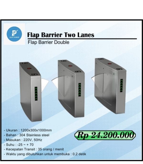 Mesin Pintu Antrian Flap Barrier