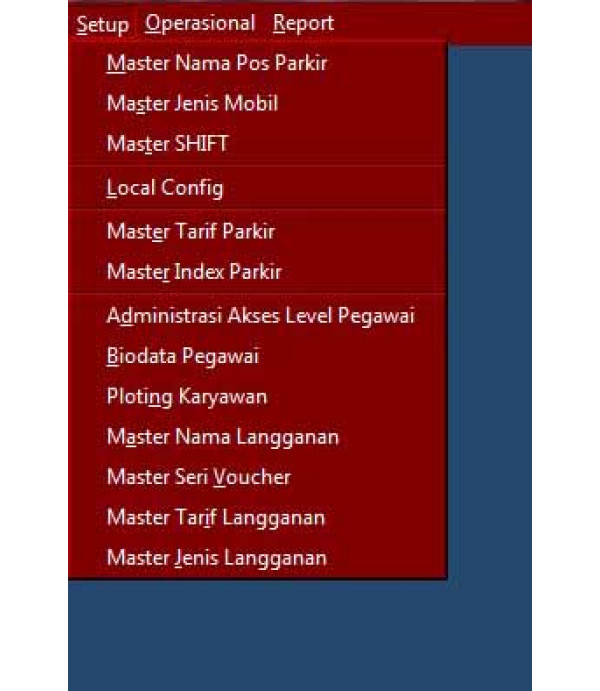 Software Parkir Linux Support Emoney